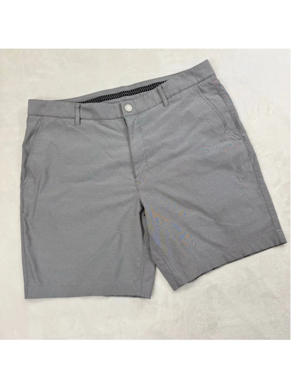Men's Bonobos Golf Flat Front Shorts Waist 36 Gray